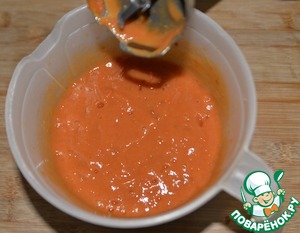 Томатный суп с плавленым сыром